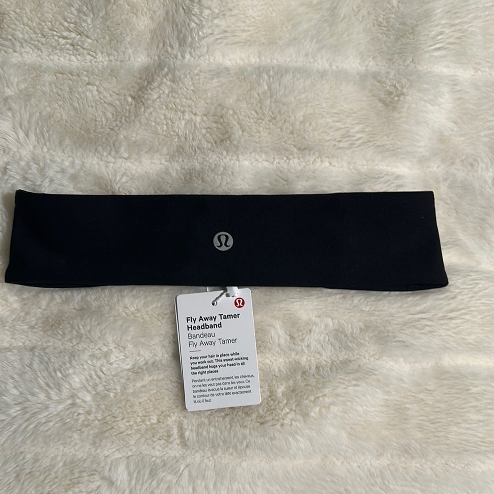 lululemon athletica Black Athletic Hair Accessory Headband